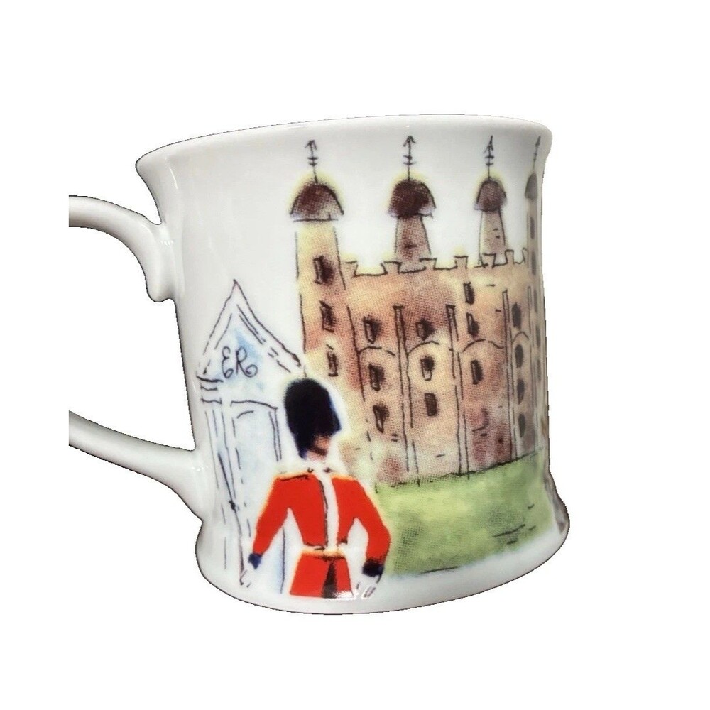 Rosanna London Mug Grand Tour Coffee Cup Tower of London Royal Guard Porcelain